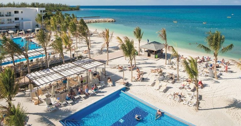 This Montego Bay Adults-Only Resort Is Known for Its Lively Pool Parties, Swim-Up Bars, and All-Inclusive Beachfront Fun