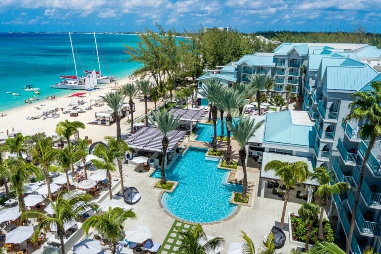 This Seven Mile Beach Resort Is Known for Its Front-Row Caribbean Views, Wellness Atmosphere, and Calm Luxury Escape